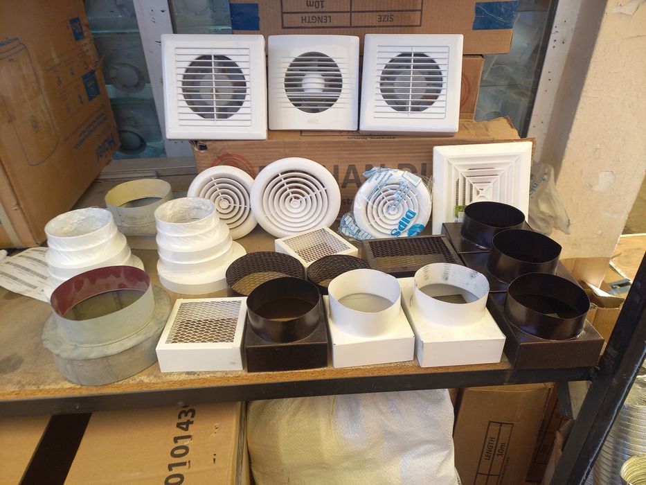 Ventilatsia va rishotkalar bor