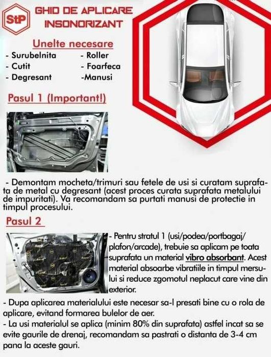 Insonorizant auto STP Black Gold 750x500