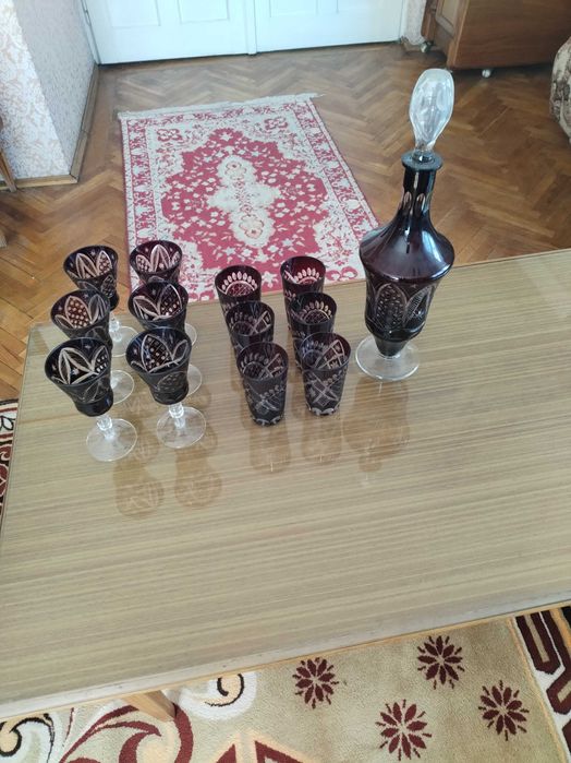 Vand set pahare rubin