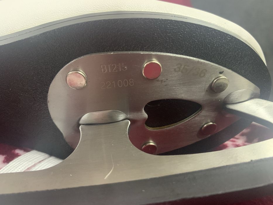 Детски бели кънки за лед Oxelo