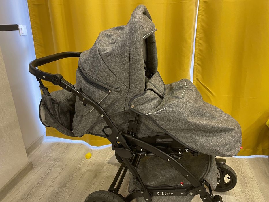 Бебешка количка 3 в 1 adbor s-line