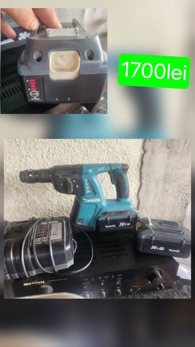 Perforator Makita 36V 2bateri si incarcator model foarte puternic si rar