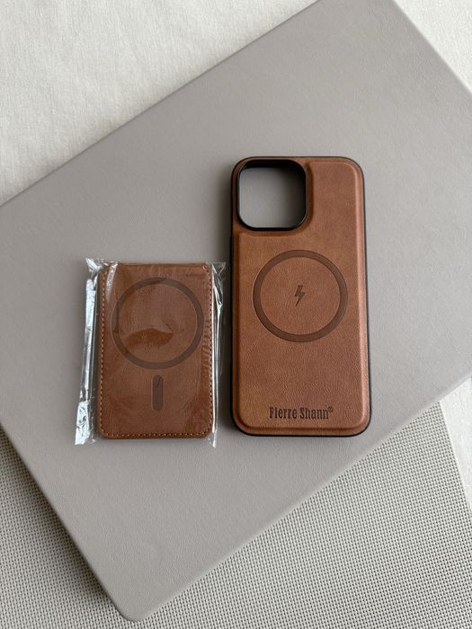 Iphone 16 Pro Max Case  Стилна Кожена Калъфка Айфон 16 Про с портмоне