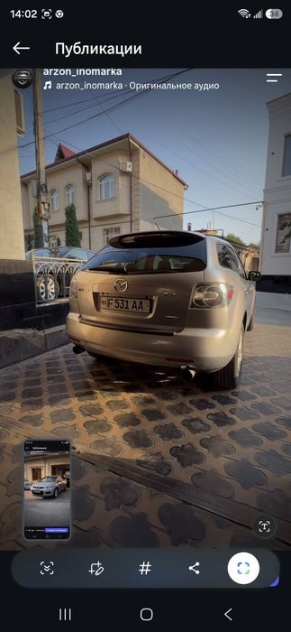 Mazda cx7 sotuda xolati zor