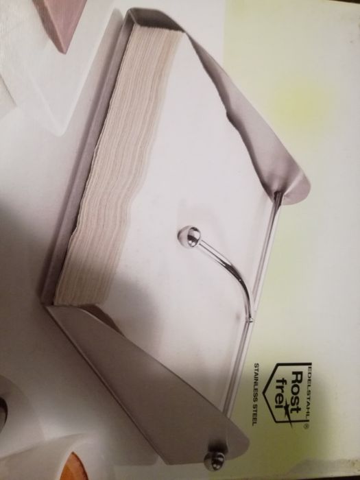 INOX - Поставка за Салфетки / Кошче за Отпадъци