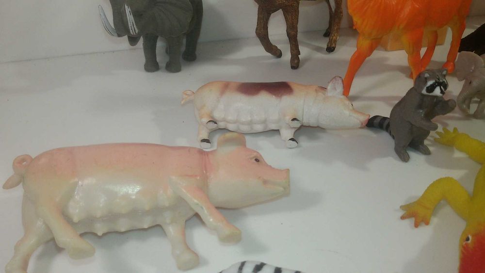 Лот пластмасови/гумени животни, анатомично-коректни