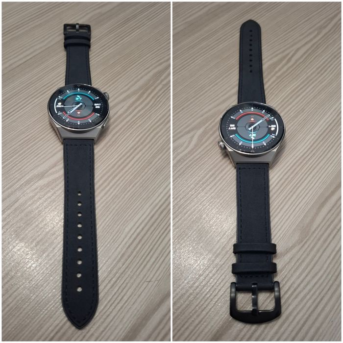 Smartwatch Huawei Watch GT 3 Pro – Stare impecabilă (pachet complet + curea cadou)