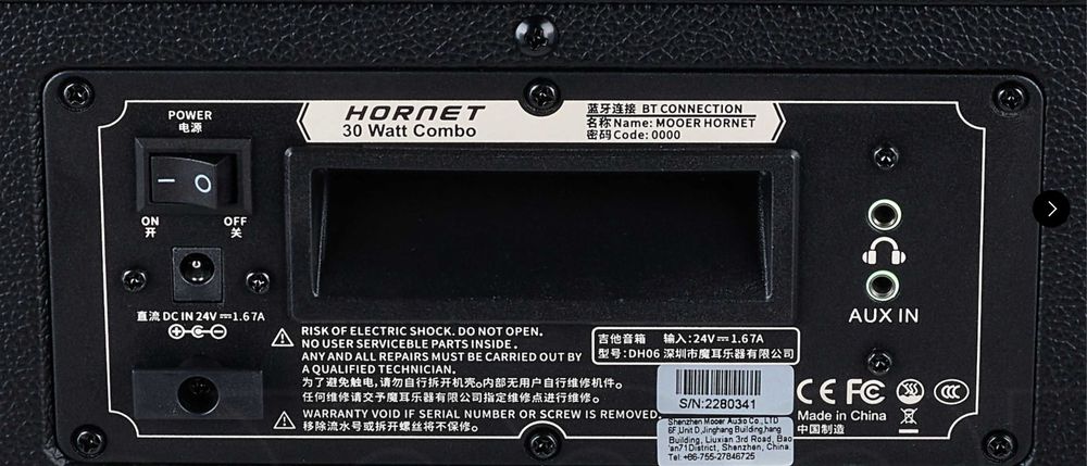Amplificator chitara Mooer Hornet 30W Black