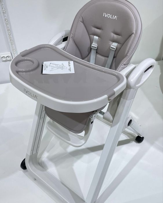 Детский стульчик для кормления IVOLIA B2 складной регулируемый