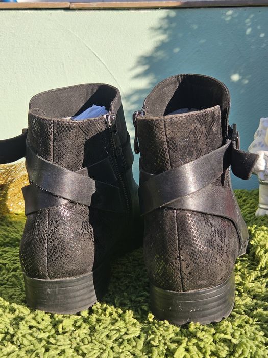 Caprice ботуши естествена кожа N40