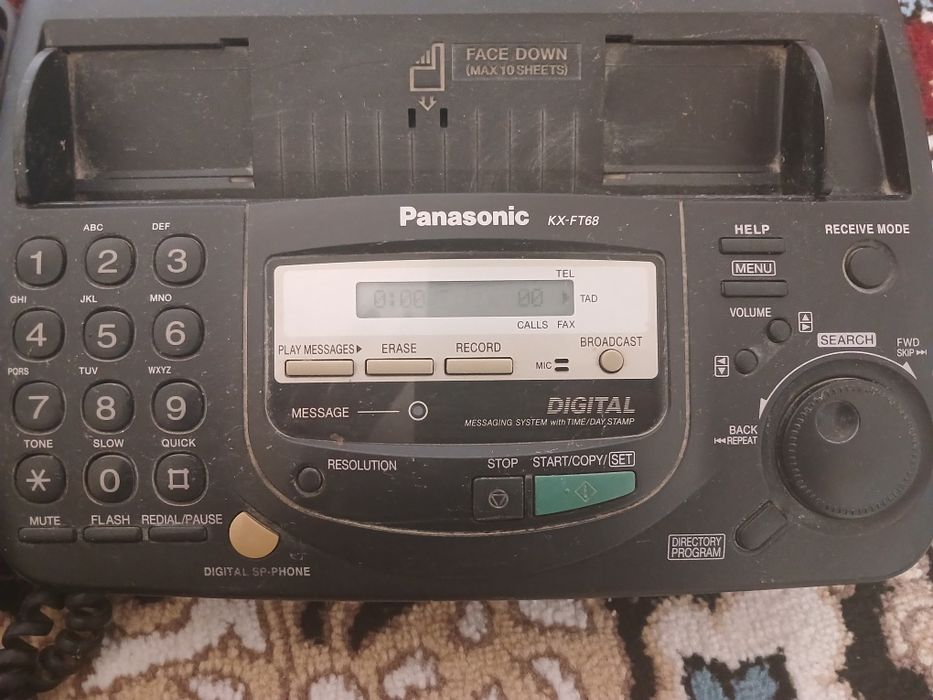 телефон + факс Panasonic KX-FT68