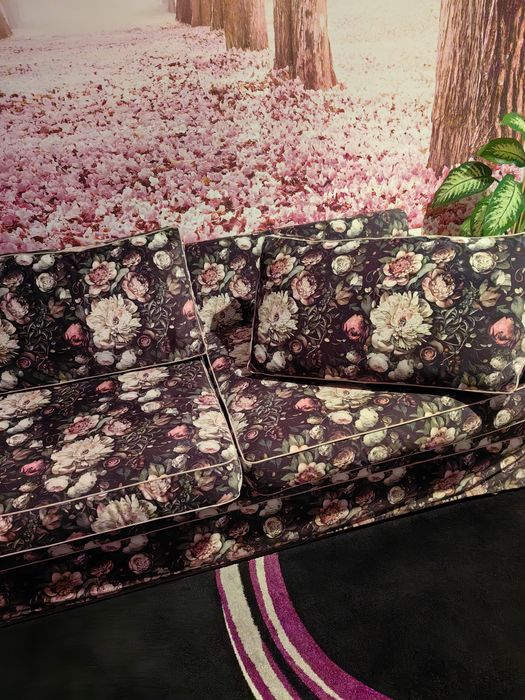 Диван с функция за сън и фотьойл