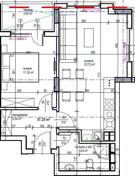 Продава се Двустаен апартамент в София, Малинова долина - 69 кв.м за 1905 €/кв.м - Снимка #2