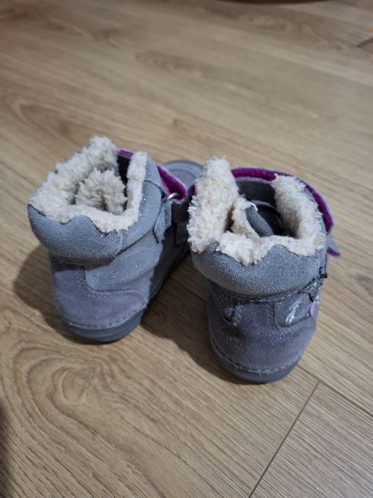 Ghete iarna fete piele D.D.step marime 24