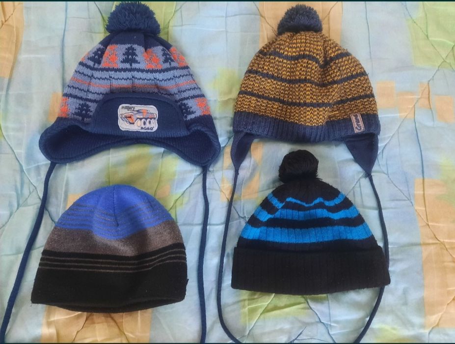 Зимние детские шапки