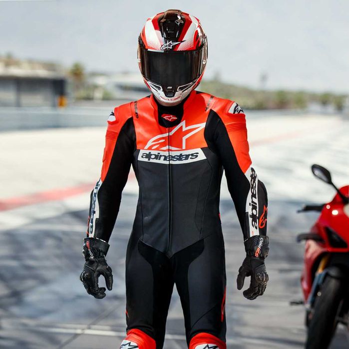 Кожен екип Alpinestars Missile V2 Ward 1-Piece Една част нов модел V26