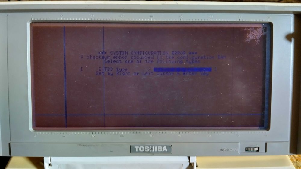 Ретро компютър Toshiba T1200