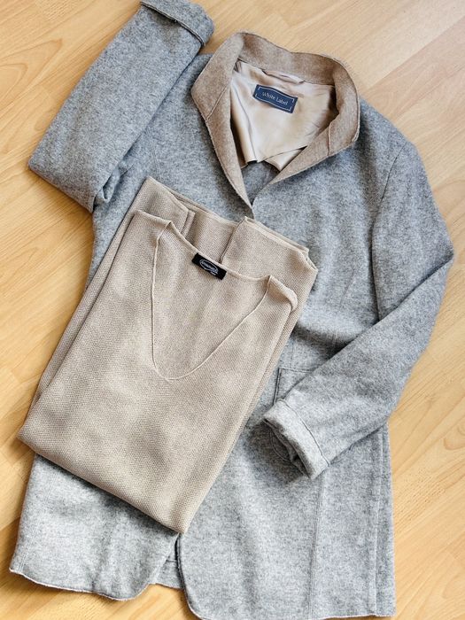 Страхотно елегантно вълнено палте л/тренч White Label