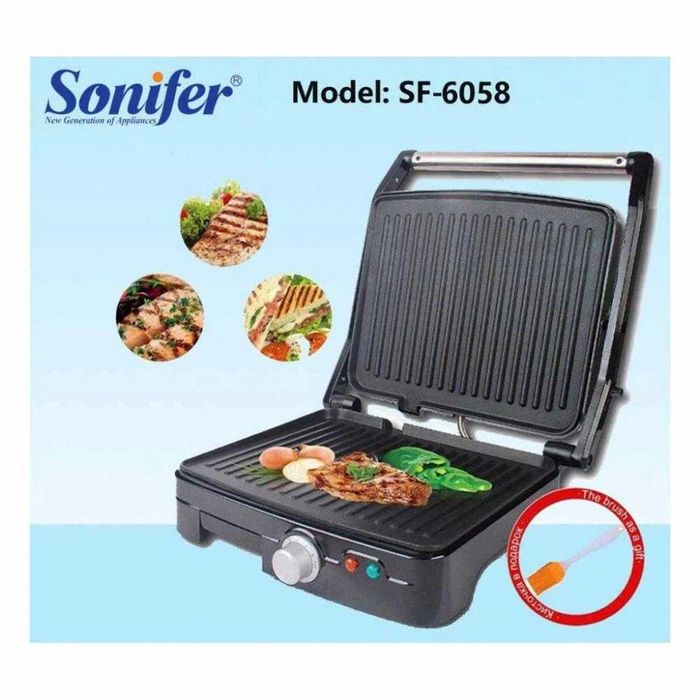 Электрический Гриль Тостер аппарат Toster Sonifer sf-6058
