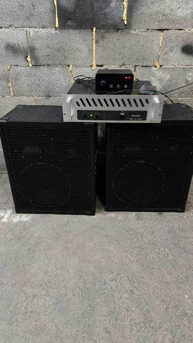 Комплект 3 лентови тонколони+стъпало