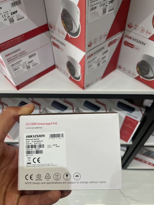 DS-3E0106MP-E/M Hikvision poe svich 4+2