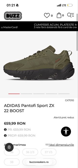 オキトマ2 Adidas ZX 22 BOOST 40 2/3 Iasi • OLX.ro