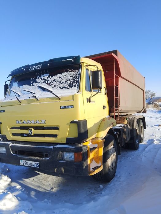 Камаз самосвал с прицепом