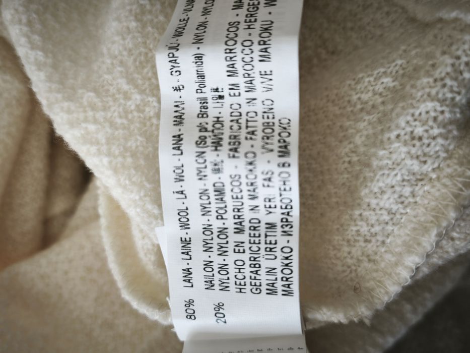 Pulover Zara mărimea L nou cu etichetă din lână 80%