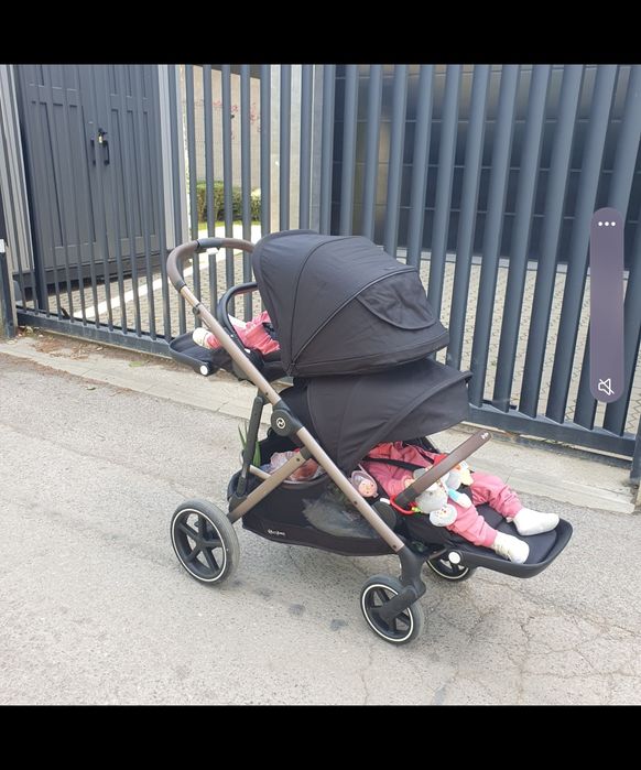 Детска количка за близнаци "Sybex "