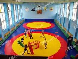 Борцовский ковер (без матов), 6м х 6м