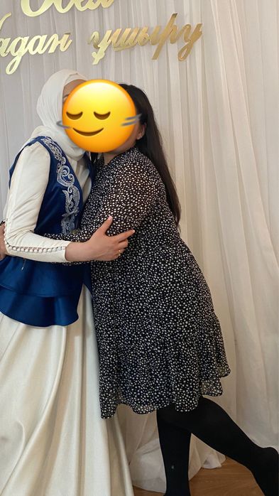 Шифон платье короткое