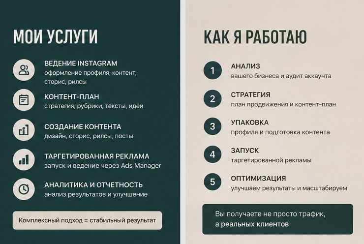 Таргетолог и СММ менеджер