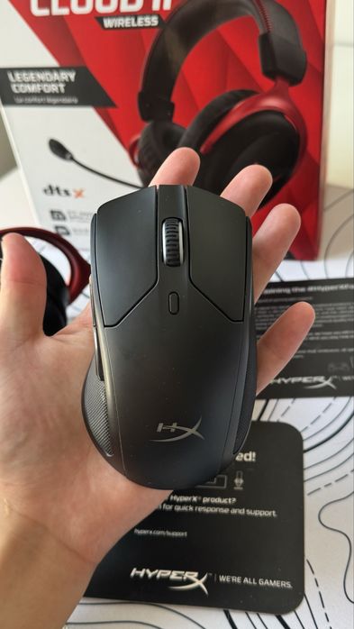 Топ наушники HyperX Cloud II Wireless / HyperX Pulsefire Dart Wireless