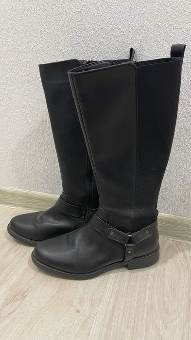 Сапоги высокие без утепления