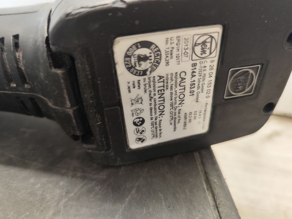 Masina de taiat material pe acumulator Fein Mofex