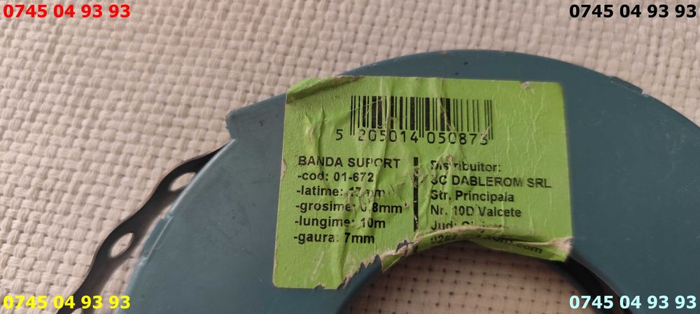 banda perforata 10m gaura 7mm grosime 0.8mm