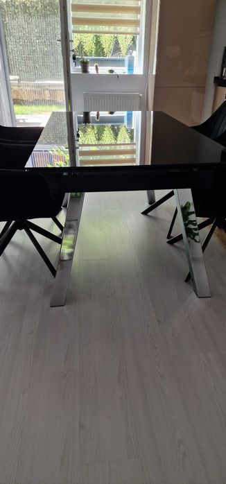 Masa dinning sticla extensibila