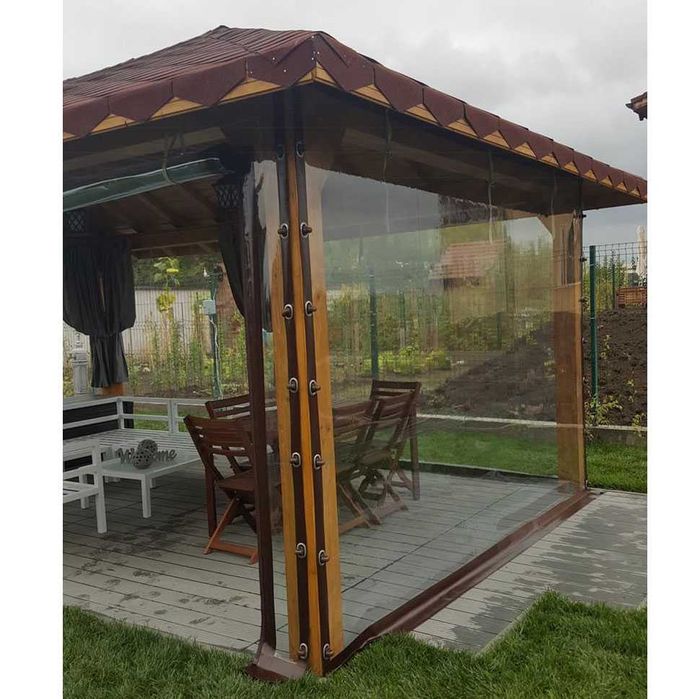 Folie PVC Transparentă Terase și Foișoare – Producator Direct