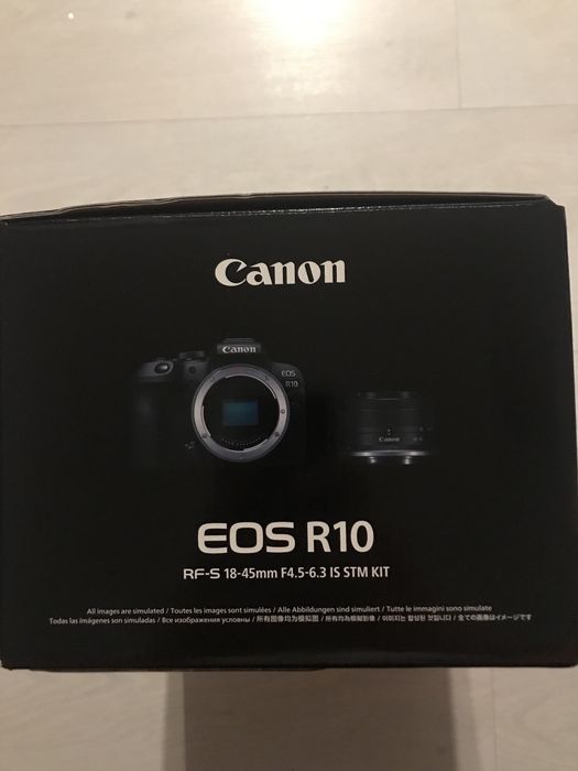 Aparat foto Canon R10 kit 18-45 nou