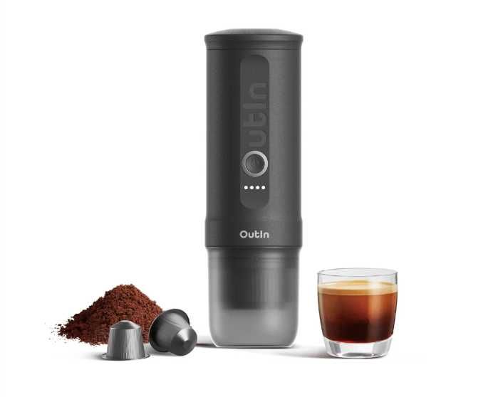 Преносима кафе машина - Nano Portable Espresso Machine (Space Grey)