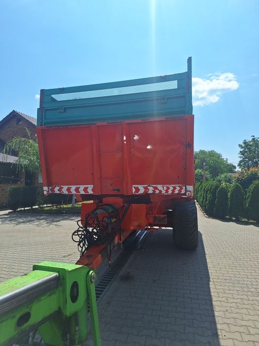 Remorca agricolă benna cereale 14 tone frâne pe aer citiți anuntu