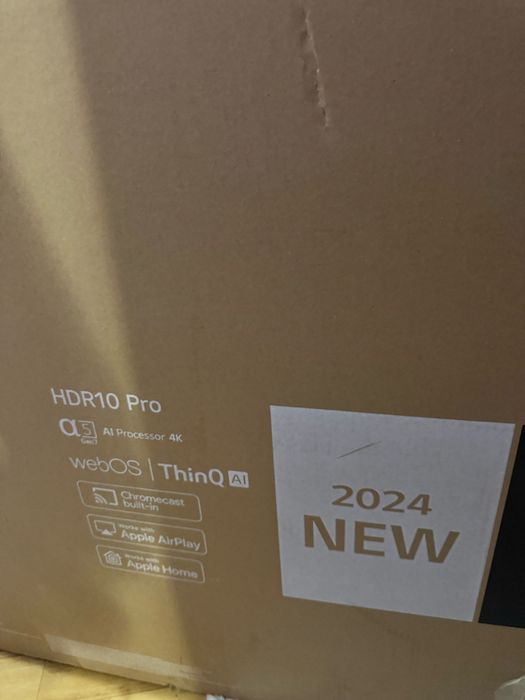 Телевизор LG smart UHD Al ThinQ 165/65 новый в каробке ножка в к-те