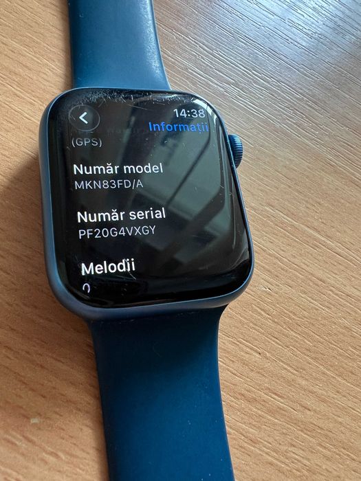Apple Watch Series 7 GPS, 45mm Midnight Aluminium Case