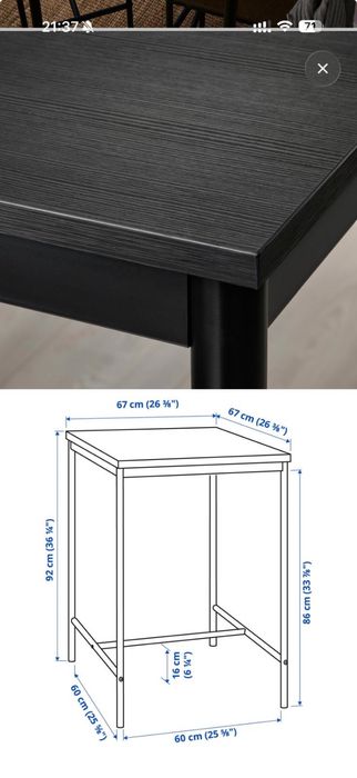 Masa de bar Ikea Noua