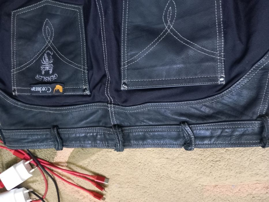 Pantaloni moto cordura cu protectie