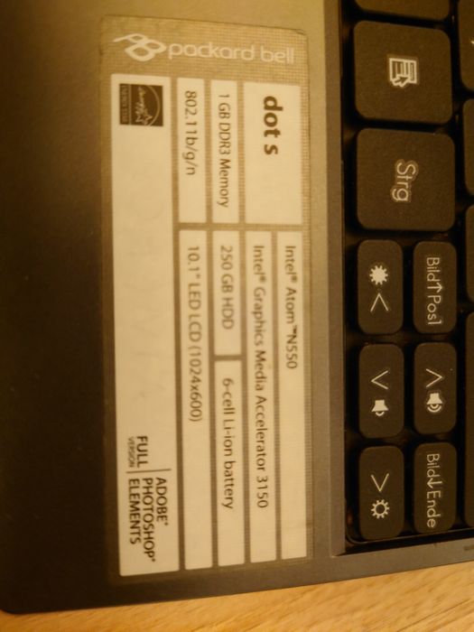 Laptop Packard Bel