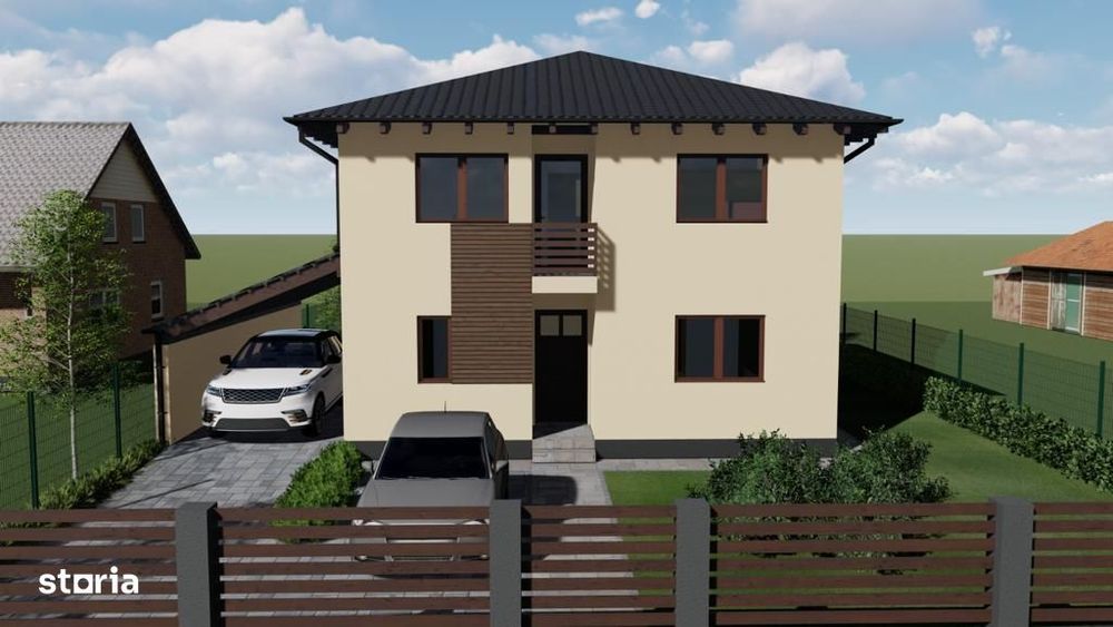 Casa noua cu etaj, , 240 mp, teren 550 mp, in Corunca