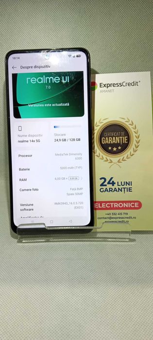 Realme 14x 5G (Ag18 Tutora b.28674) Garantie 2 ani!