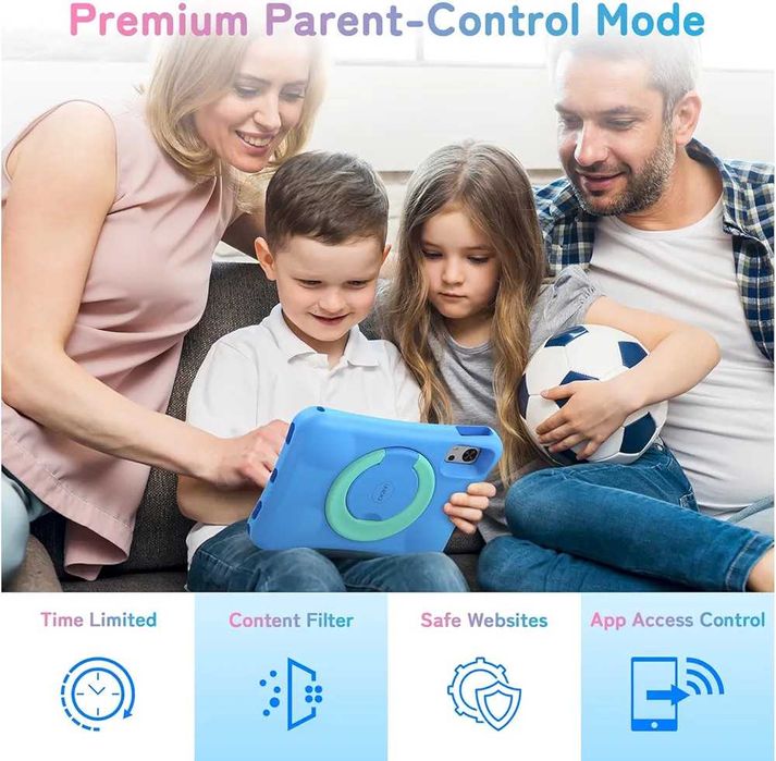 Нов Детски Таблет UMIDIGI G5 Kids – 10.1", 128GB, 8GB RAM, SIM карта