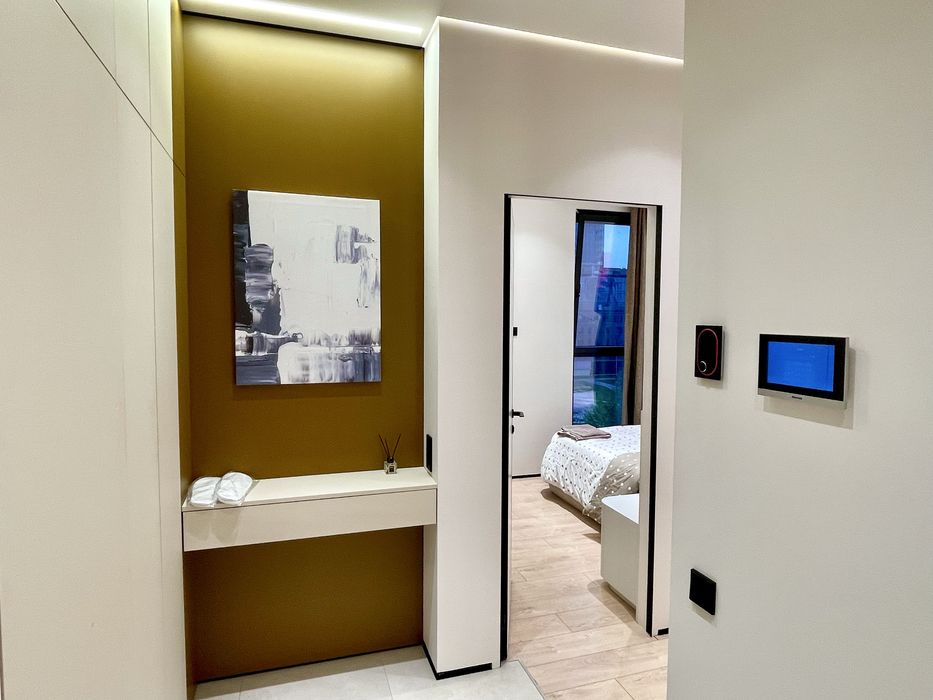 Nest One kunlik Premium kvartira, Tashkent city parkka qaragan.